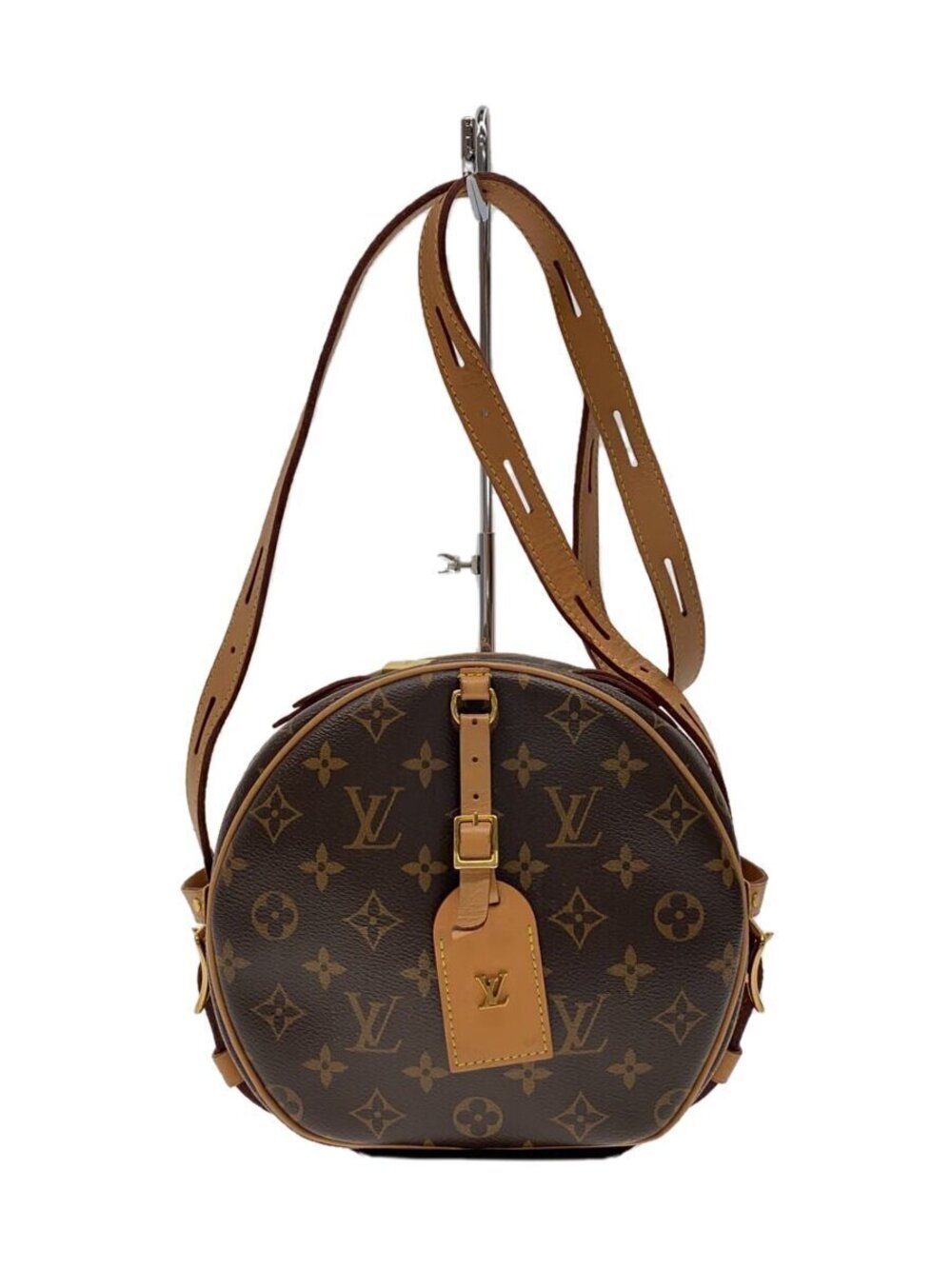 LOUIS VUITTON Boite Chapeau Souple Monogram Canvas Brown Leather Brown All over